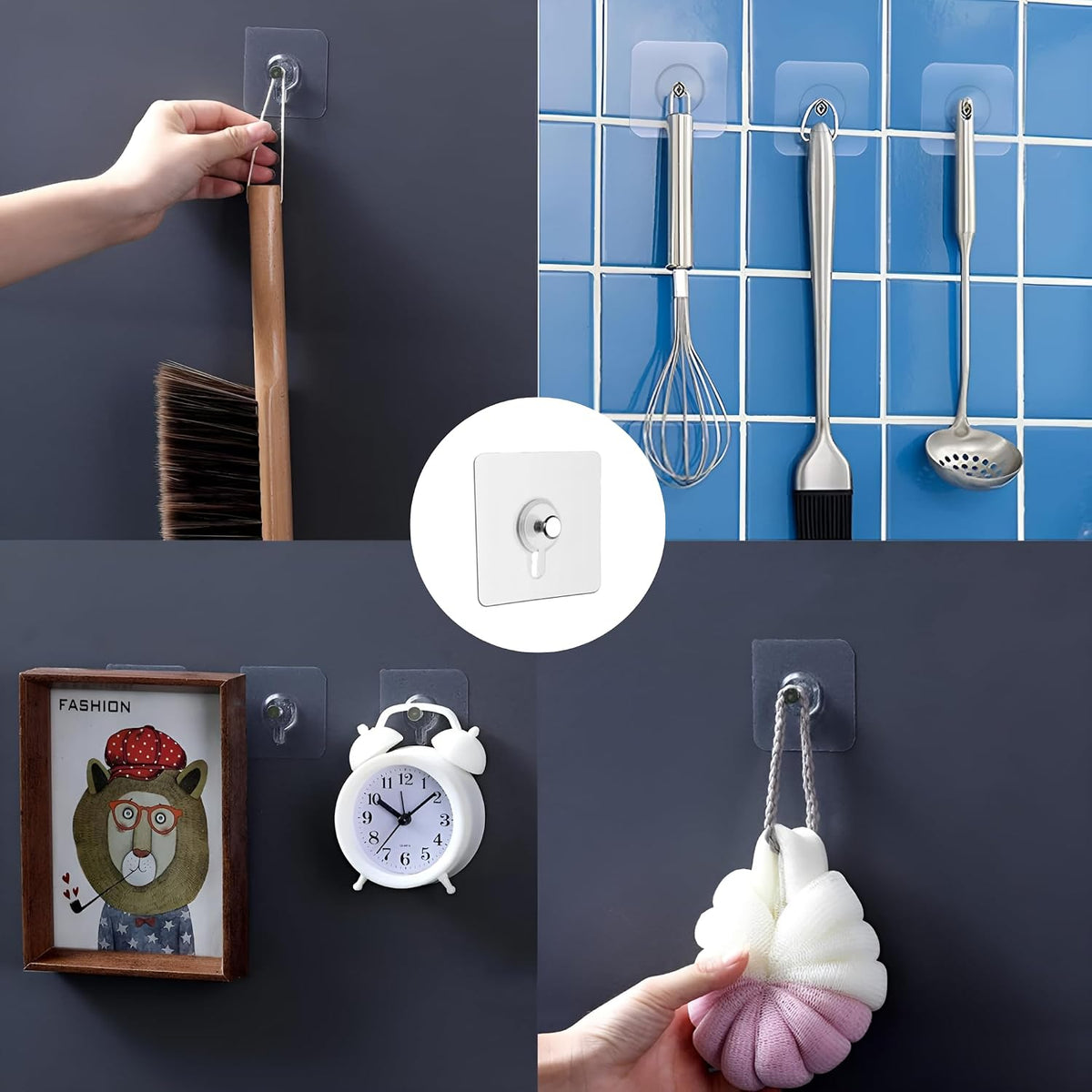 Heavy Duty Adhesive Wall Hooks